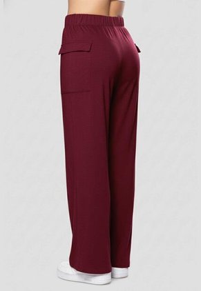 Pantalón Sudadera Mujer Vinotinto Fi 7338