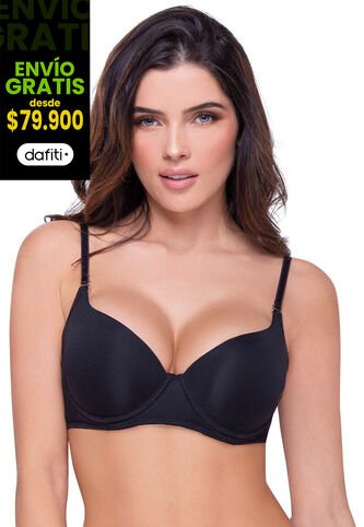 Brasier Mujer Negro FI 71702 Formas Intimas