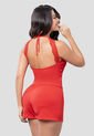 Pijama Mujer Rojo Fi 103824 de Formas Intimas