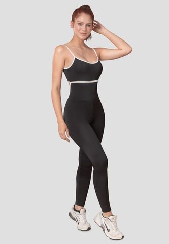 Enterizo Largo Mujer Negro Fi 105923 Formas Intimas