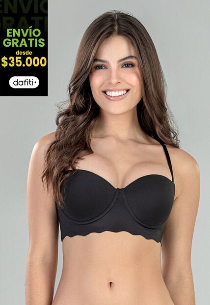 Brasier Mujer Negro FI 90999