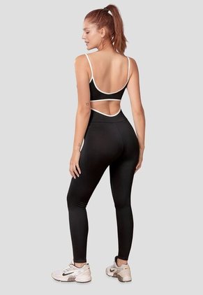 Enterizo Largo Mujer Negro Fi 105923