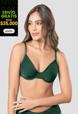 Brasier Mujer Verde Pino Fi 112103 Formas Intimas