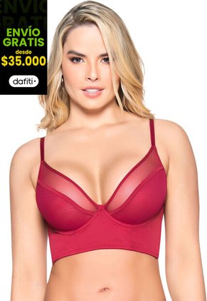Bustier Mujer Rojo FI 92886