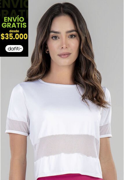 Camiseta Mujer Blanco FI Fia513001