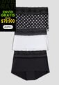 Cachetero Paq X3 Mujer Multicolor FI 100947 de Formas Intimas