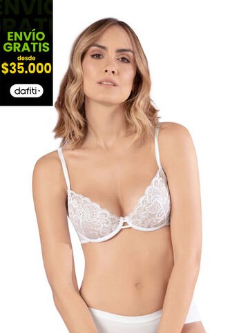 Bralette Mujer Blanco Fi 90727 Formas Intimas