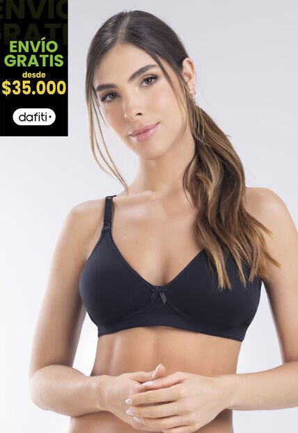 Brasier Mujer Negro FI 96392