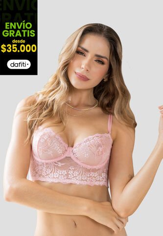Bustier Mujer Rosa Fi 105087 Formas Intimas