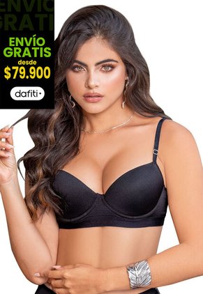 Brasier Mujer Negro FI 83255