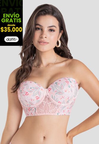 Bustier Mujer Rosa Fi 104311 Formas Intimas