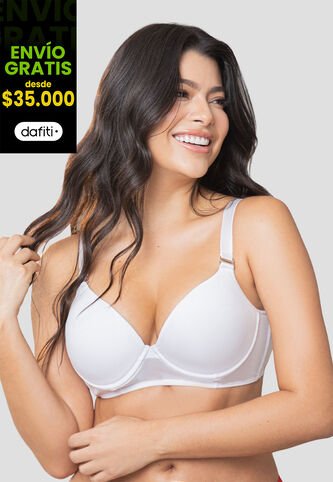 Brasier Mujer Blanco Fi 103874 Formas Intimas