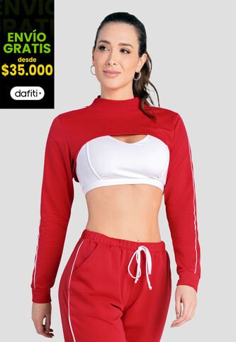 Buzo Mujer Rojo Fi 103859 Formas Intimas