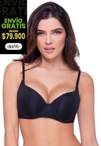 Brasier Mujer Negro FI 71702 Formas Intimas
