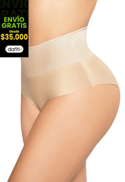 Panty Paq X2 Adulto Bicolor Piel/Negro Fi 96145