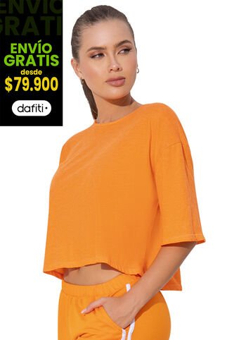 Camiseta Mujer Naranja FI 33550 Formas Intimas
