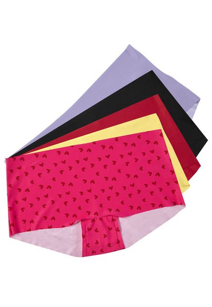 Cachetero Paq X5 Mujer Multicolor FI 9605