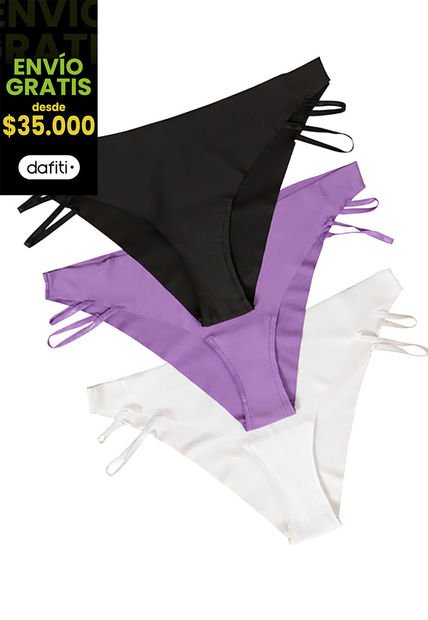 Tanga Paq X3 Mujer Multicolor FI 1438