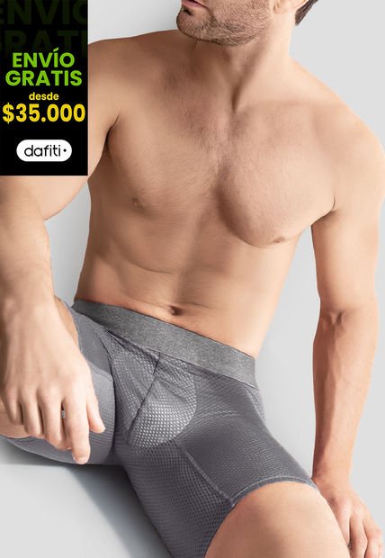 Bóxer Hombre Gris Claro Fi 87642