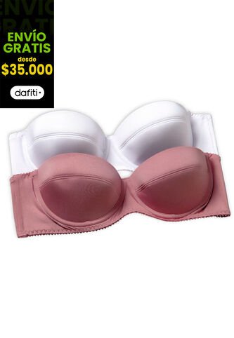 Brasier Paq X2 Mujer Multicolor FI 89857 Formas Intimas