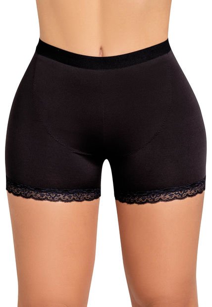 Short Levanta Cola Mujer Negro FI 92340