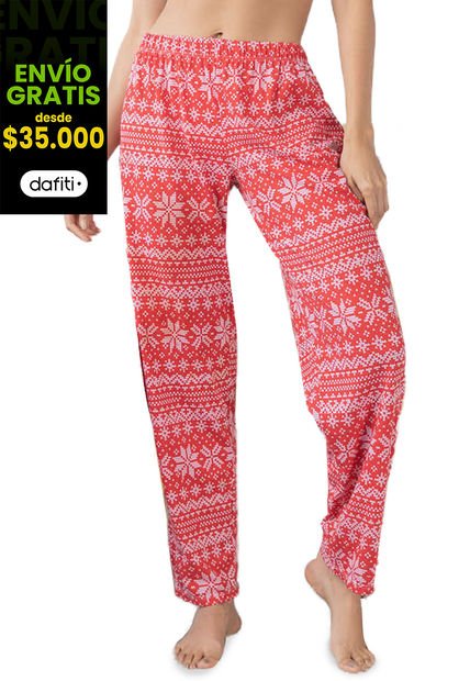 Pantalón Pijama Mujer Estampado Fi 32996