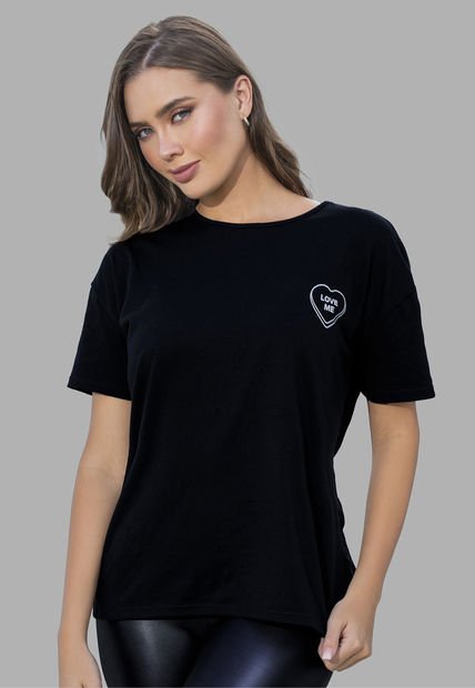 Camiseta Mujer Negro FI 33548