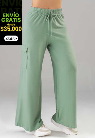 Pantalón Sudadera Mujer Verde FI 8618 Formas Intimas