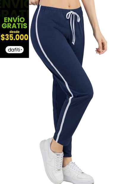 Pantalón Pijama Mujer Azul Navy Fi 3331