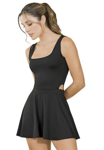Vestido Mujer Negro FI 103165 Formas Intimas