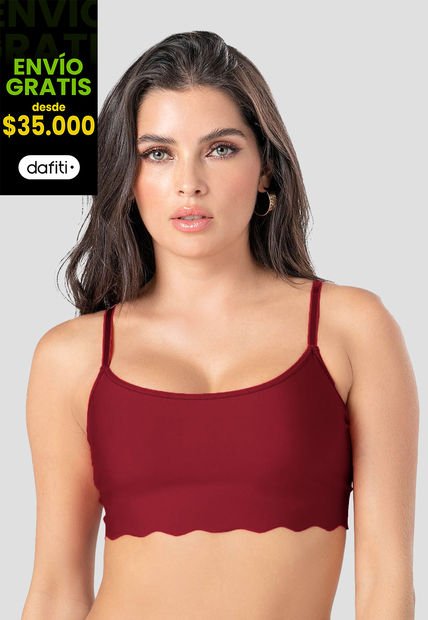 Top Mujer Vinotinto Fi 100023