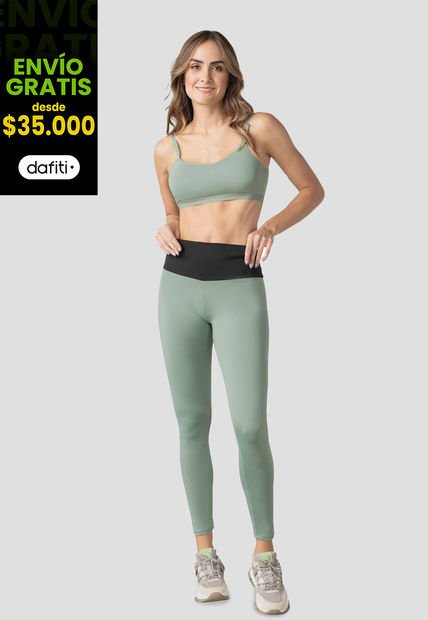 Legging Mujer Verde Oliva Fi 2077