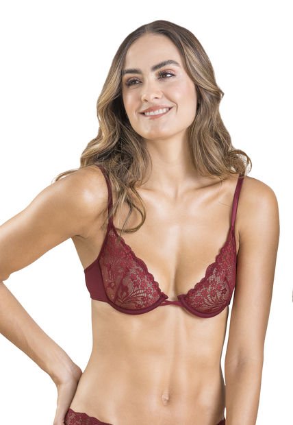 Bralette Mujer Vinotinto FI 103066