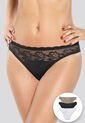 Panty Mujer Negro FI 96634 de Formas Intimas