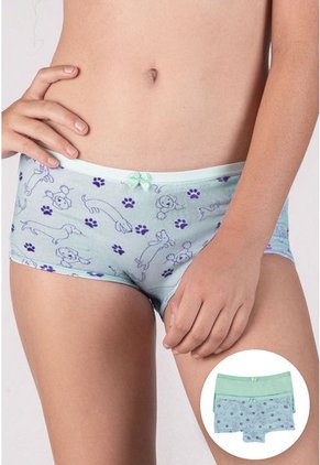 Bóxer Paq X2 Infantil Cristal FI 10005423