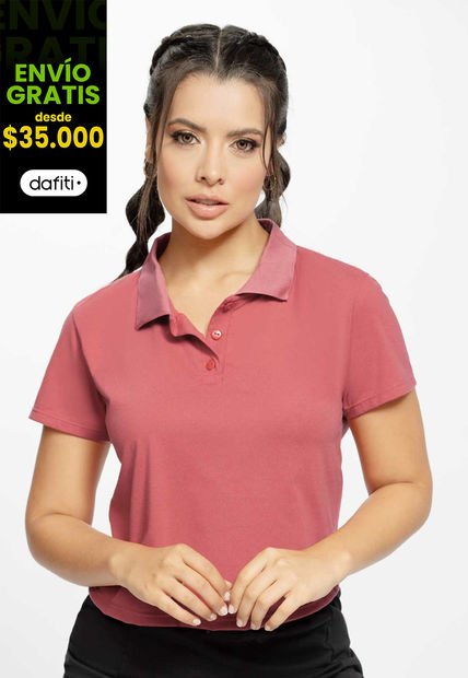 Camiseta Mujer Rosa FI 101915