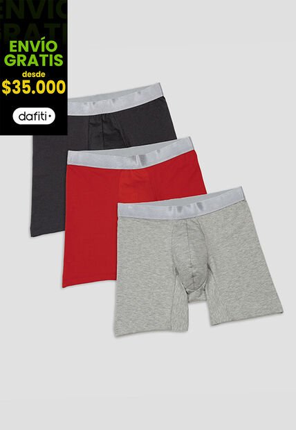 Bóxer Paq X3 Hombre Multicolor Fi 105512