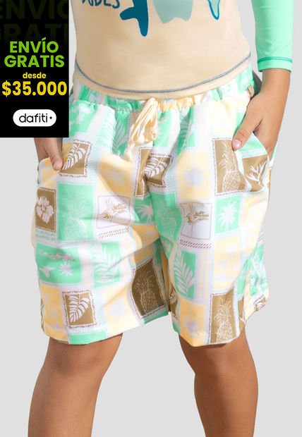 Pantaloneta Niños Infantil Estampado Fi 106275