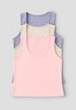 Camiseta Paq X3 Mujer Multicolor Fi 33603 de Formas Intimas