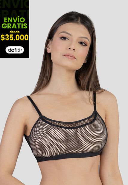 Top Mujer Negro Fi 3336