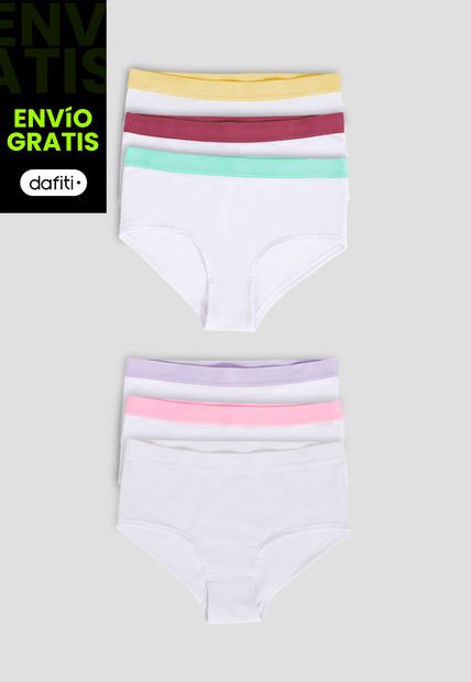 Cachetero Paq X6 Infantil Femenino Multicolor Fi 105944