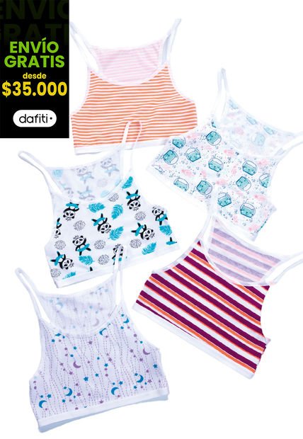 Top Infantil Femenino Multicolor Fi 34670