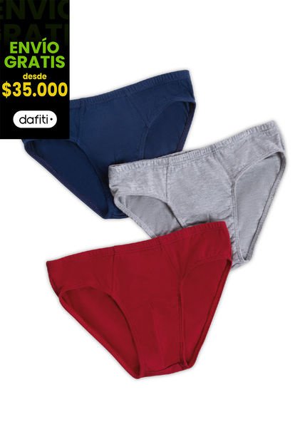 Pantaloncillo Paq X3 Infantil Masculino Multicolor Fi 5710