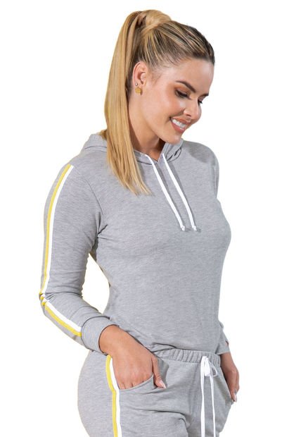 Buzo Mujer Gris FI 33590