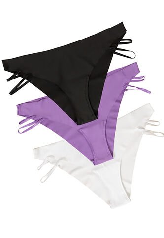 Tanga Paq X3 Mujer Multicolor FI 1438 Formas Intimas