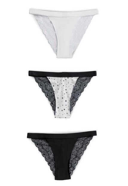 Brasilera Paq X3 Mujer Multicolor FI 100520