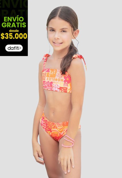 Bikini Infantil Femenino Multicolor FI 105242