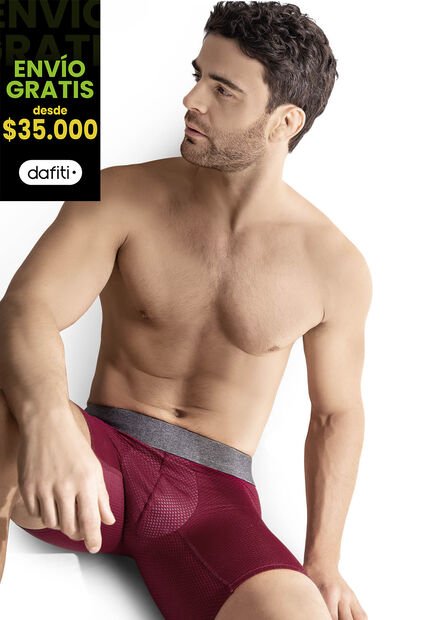 Bóxer Hombre Vinotinto FI 87642