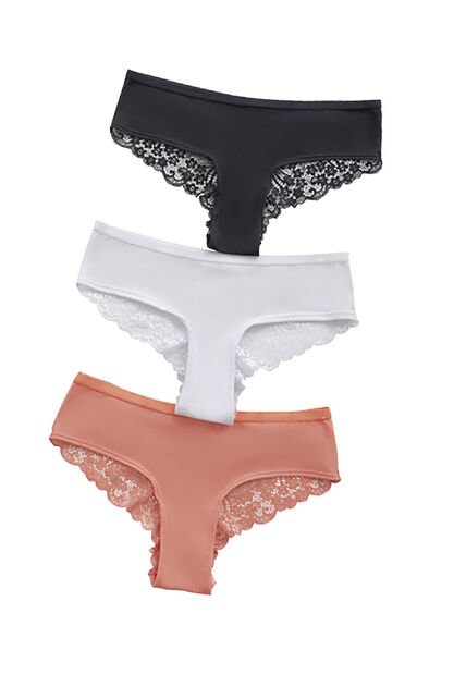 Cachetero Paq X3 Mujer Multicolor FI 32864