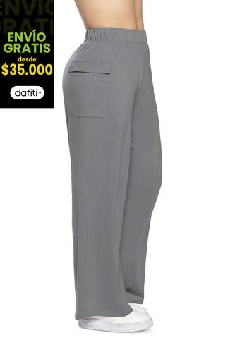 Pantalón Sudadera Mujer Gris FI 7338 Formas Intimas